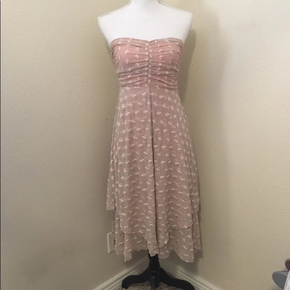 Free People Strapless Dress - Picture 1 of 7